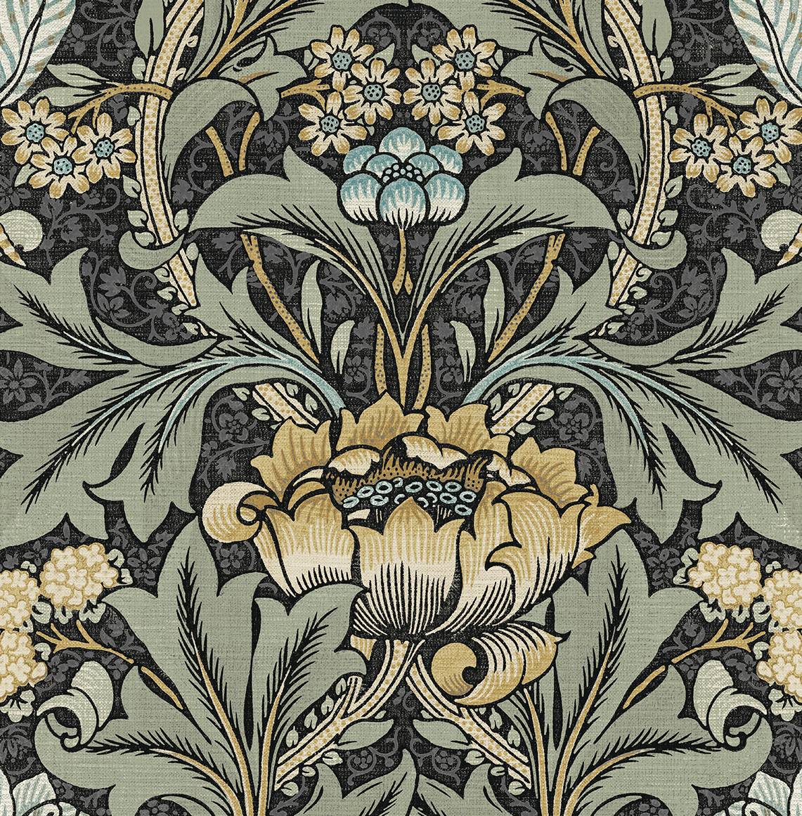 Acanthus-Floral-NextWall-Peel-&-Stick-NW41510