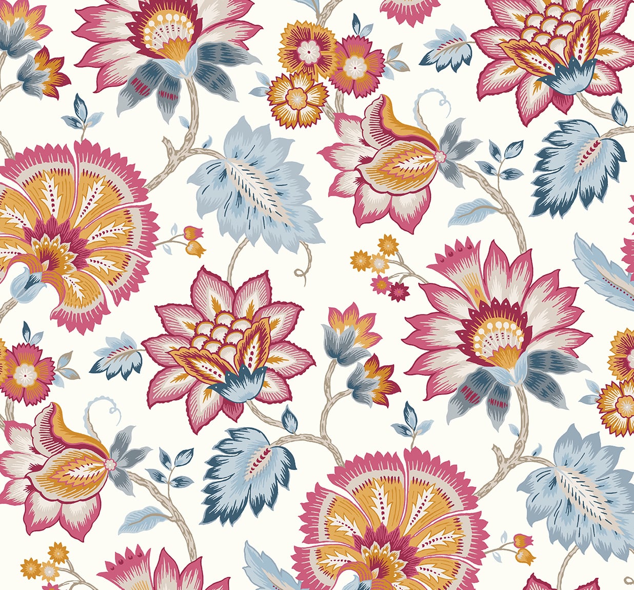 Jacobean-Blossom-Floral-NextWall-Peel-&-Stick-NW42701