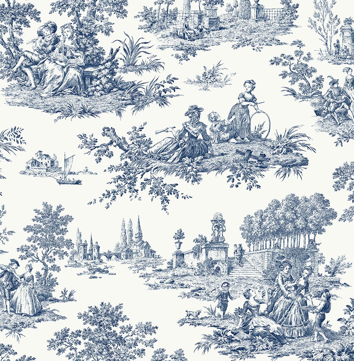 Chateau-Toile-NextWall-Peel-&-Stick-NW43312