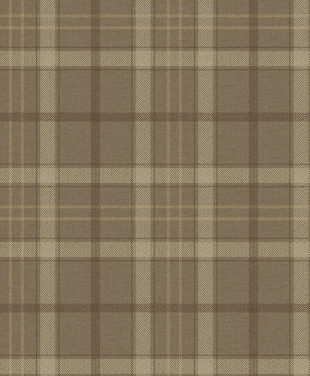 NextWall NextWall Peel & Stick Tailor Plaid Plaid Traditional Brown Matte Sidewall - NW54316