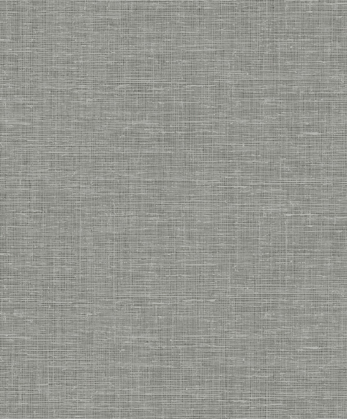 NextWall NextWall Peel & Stick Silas Faux Linen Faux Contemporary Grey Matte Sidewall - NW57808