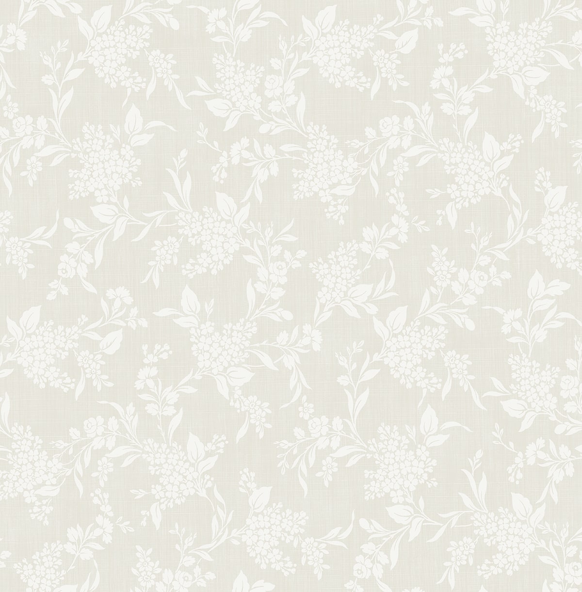 NextWall NextWall Peel & Stick Tonal Floral Floral Transitional Beige   - NW59610