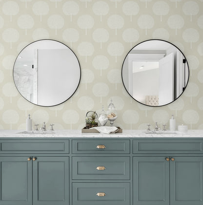 NextWall  Tree Orchard Botanical Contemporary Off-White   - NW60300