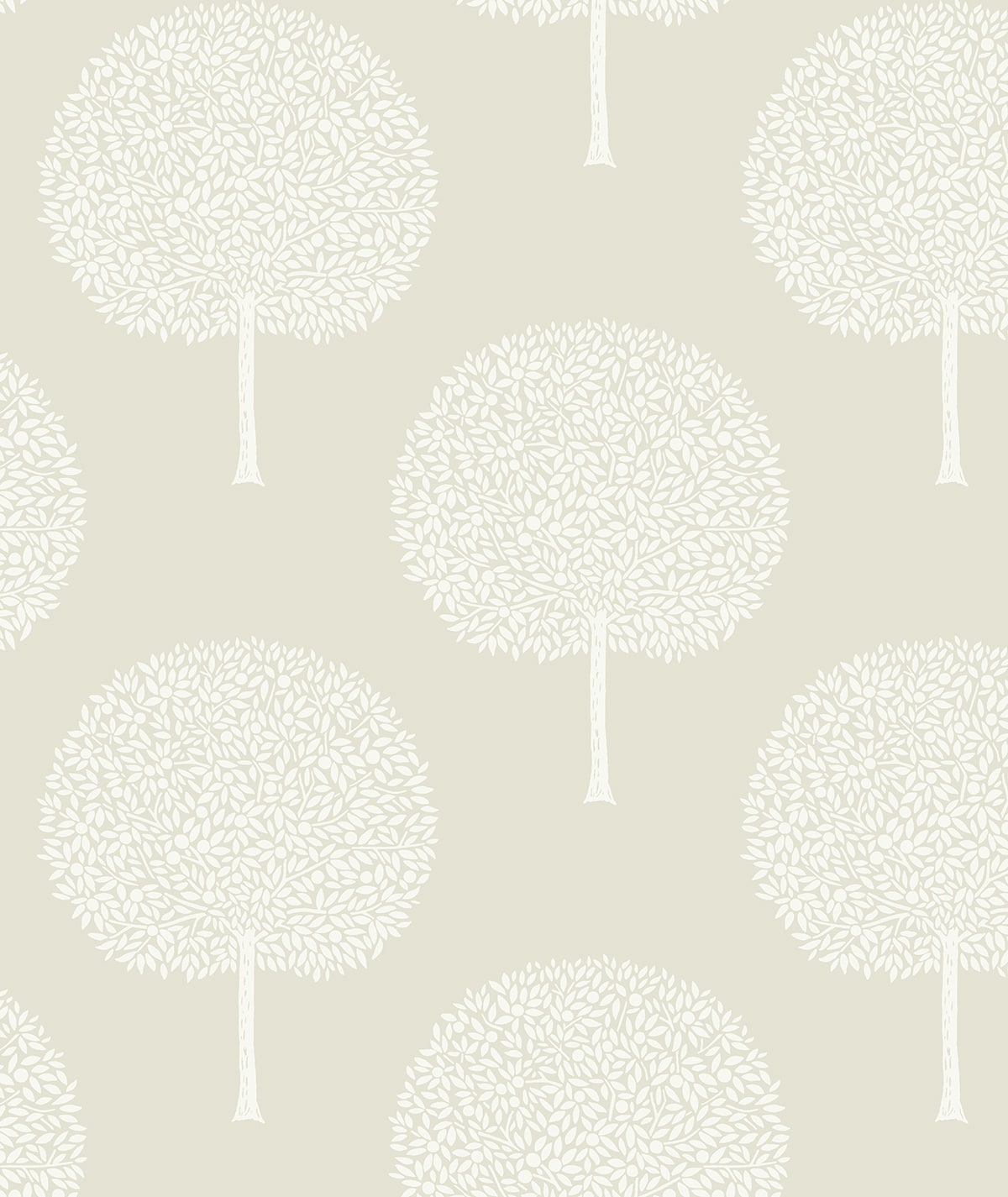 NextWall  Tree Orchard Botanical Contemporary Off-White   - NW60300