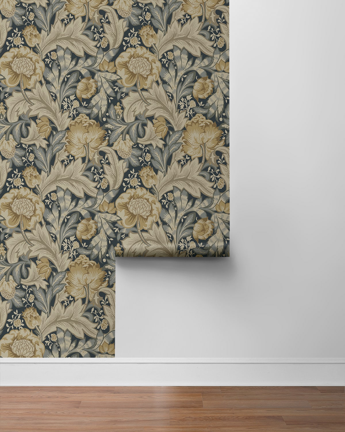 NextWall  Acanthus Garden Floral Floral Vintage Beige   - NW60508
