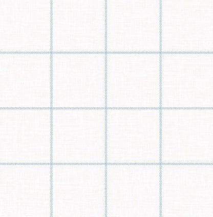 NextWall  Classic Striped Check Check Traditional Blue   - NW60602
