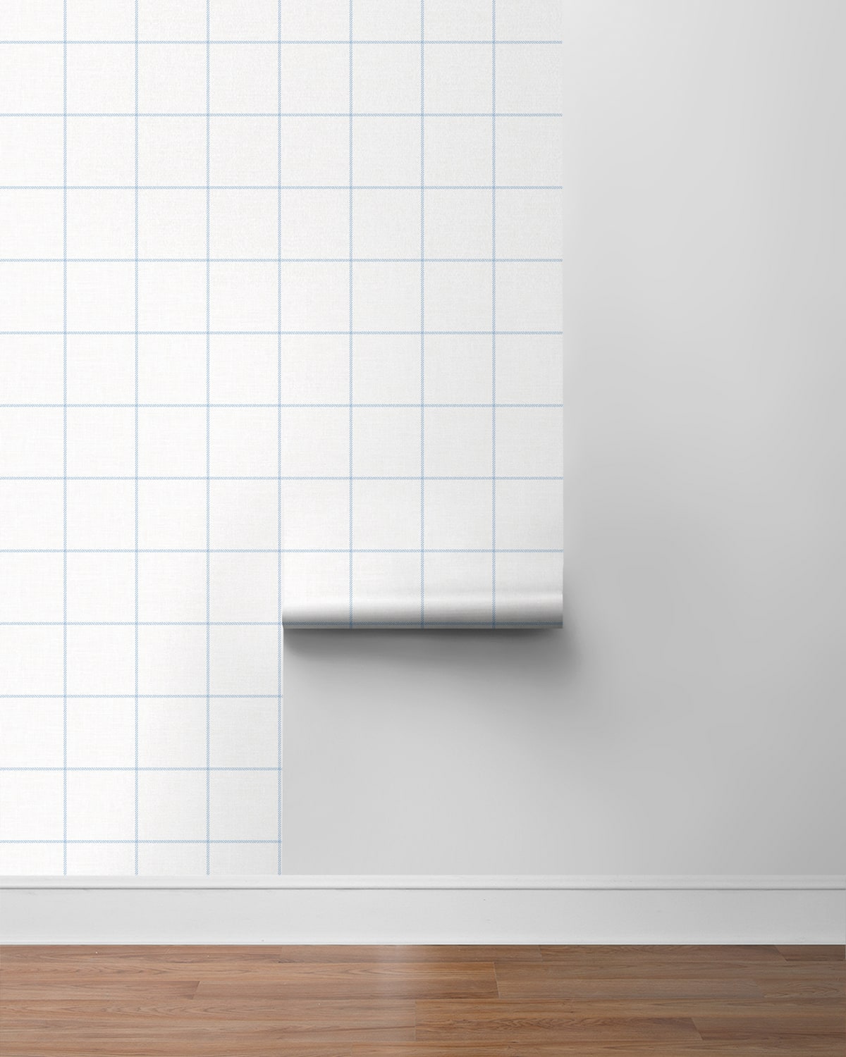 NextWall  Classic Striped Check Check Traditional Blue   - NW60602