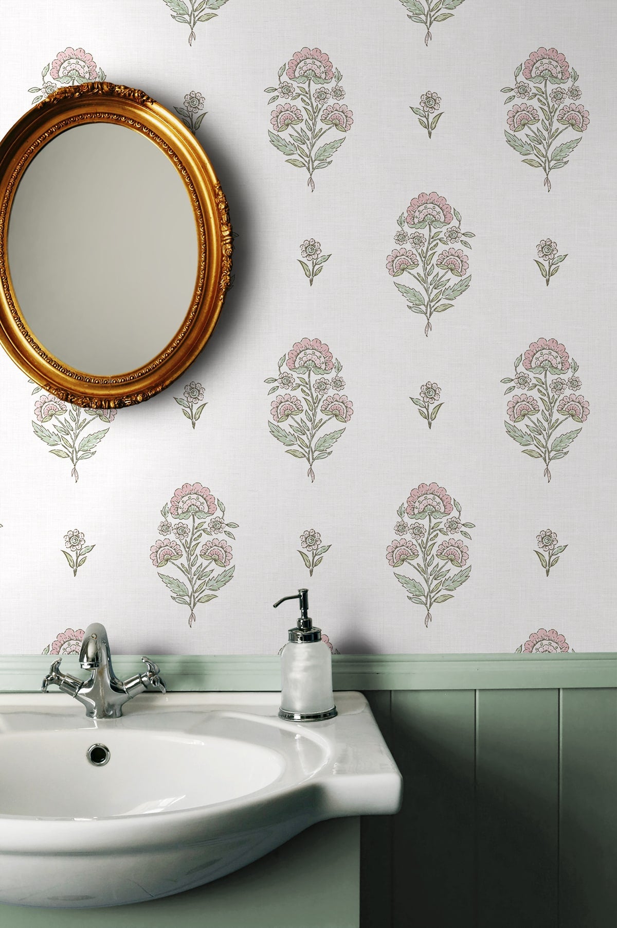 NextWall  Floral Spot Floral Traditional Pink   - NW60701