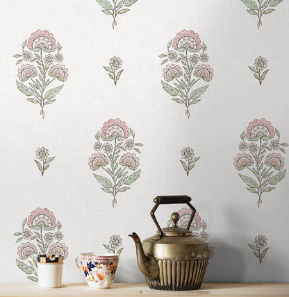 NextWall  Floral Spot Floral Traditional Pink   - NW60701