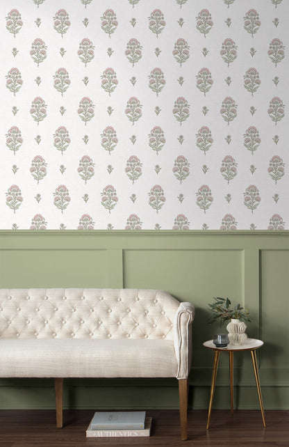 NextWall  Floral Spot Floral Traditional Pink   - NW60701