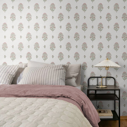 NextWall  Floral Spot Floral Traditional Pink   - NW60701