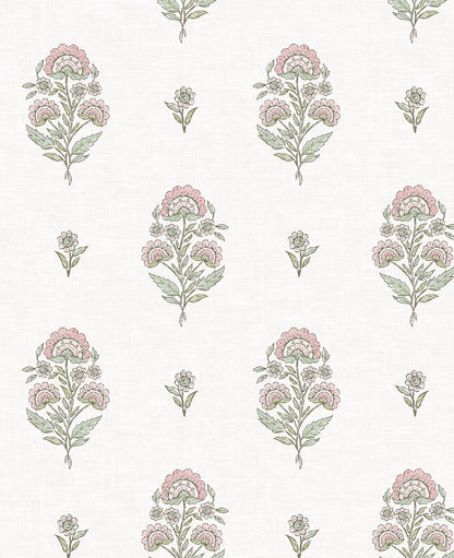 NextWall  Floral Spot Floral Traditional Pink   - NW60701