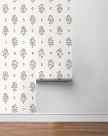 NextWall  Floral Spot Floral Traditional Pink   - NW60701