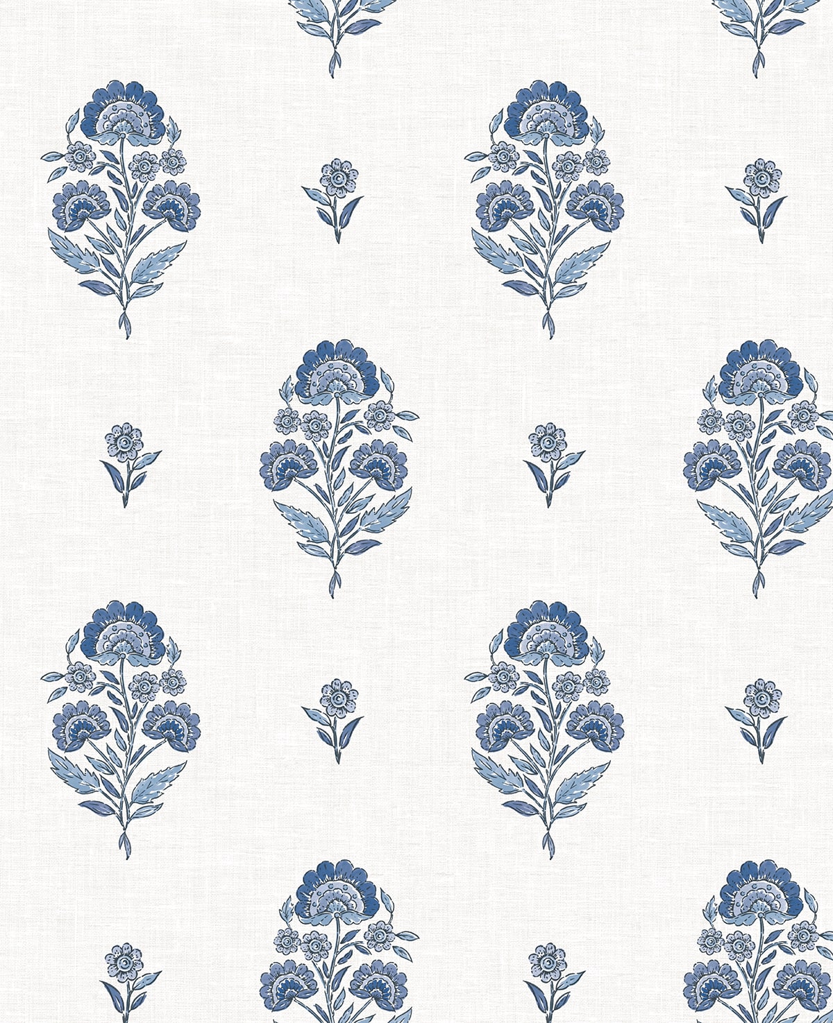NextWall  Floral Spot Floral Traditional Blue   - NW60702