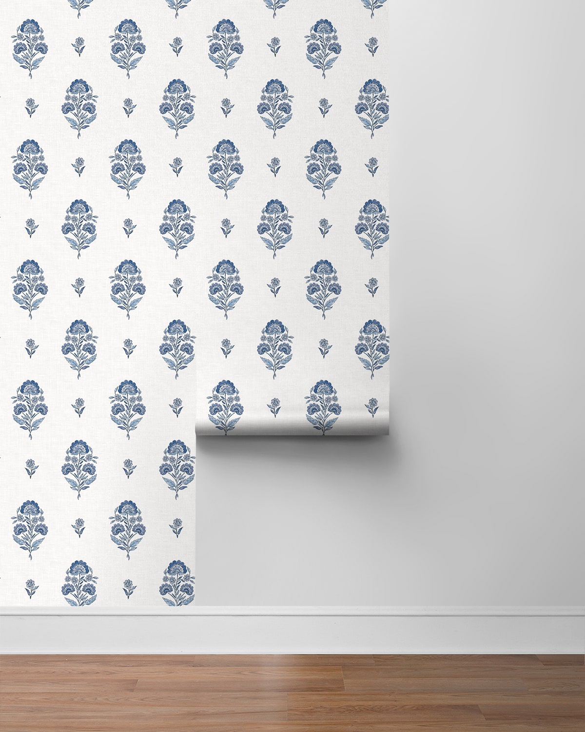NextWall  Floral Spot Floral Traditional Blue   - NW60702