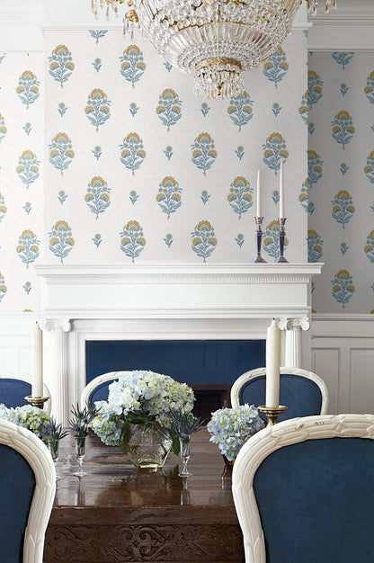 NextWall  Floral Spot Floral Traditional Yellow   - NW60703