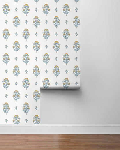 NextWall  Floral Spot Floral Traditional Yellow   - NW60703