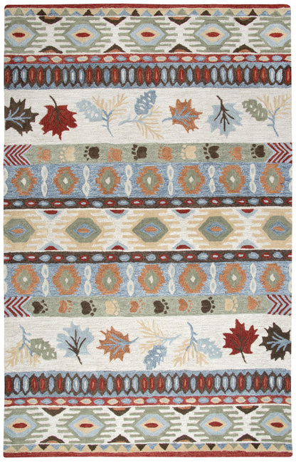 Northwoods rustic lodge rug, 8' x 10