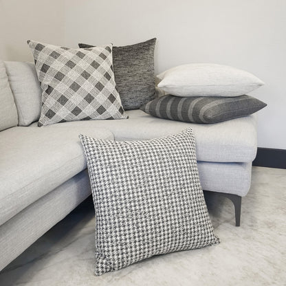 D.V. KAP HOME   24" x 24" Channel Pillow - Caper Stripes    - 3493-C-2424