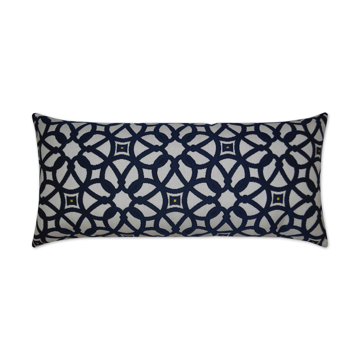 D.V. KAP HOME   12" x 24" Outdoor Luxe Lumbar Pillow Lattice Trellis    - OD-144-1224