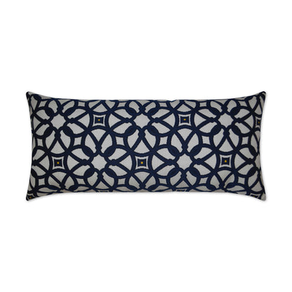 D.V. KAP HOME   12" x 24" Outdoor Luxe Lumbar Pillow Lattice Trellis    - OD-144-1224