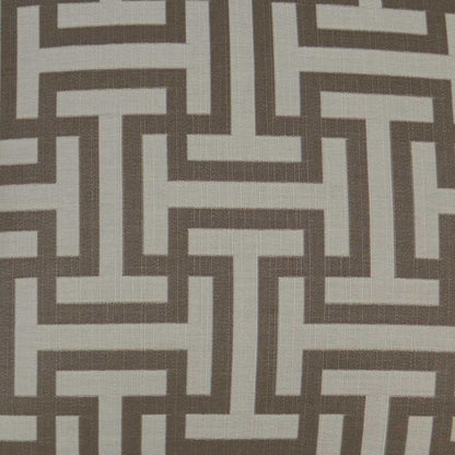 D.V. KAP HOME   22" x 22" Outdoor Wyndham Pillow - Pumice Geometric Trellis    - OD-207-P-2222