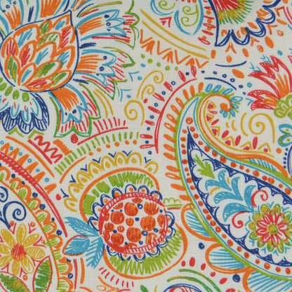 D.V. KAP HOME   12" x 24" Outdoor Gilford Lumbar Pillow - Festiv Paisley    - OD-216-F-1224