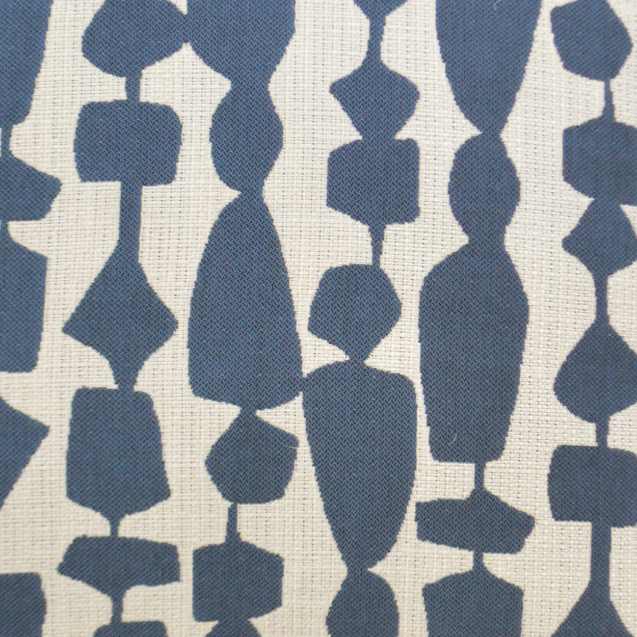 D.V. KAP HOME   22" x 22" Outdoor Freya Pillow - Denim Abstract Geometric    - OD-259-D-2222