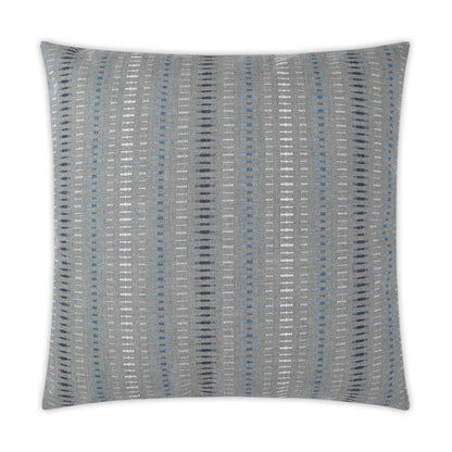 D.V. KAP HOME   22" x 22" Outdoor Esti Pillow - Bluestone Stripe    - OD-265-B-2222