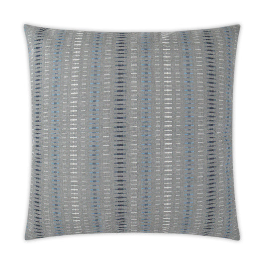 D.V. KAP HOME   22" x 22" Outdoor Esti Pillow - Bluestone Stripe    - OD-265-B-2222