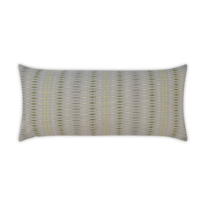 D.V. KAP HOME   12" x 24" Outdoor Esti Lumbar Pillow - Citronelle Stripe    - OD-266-C-1224