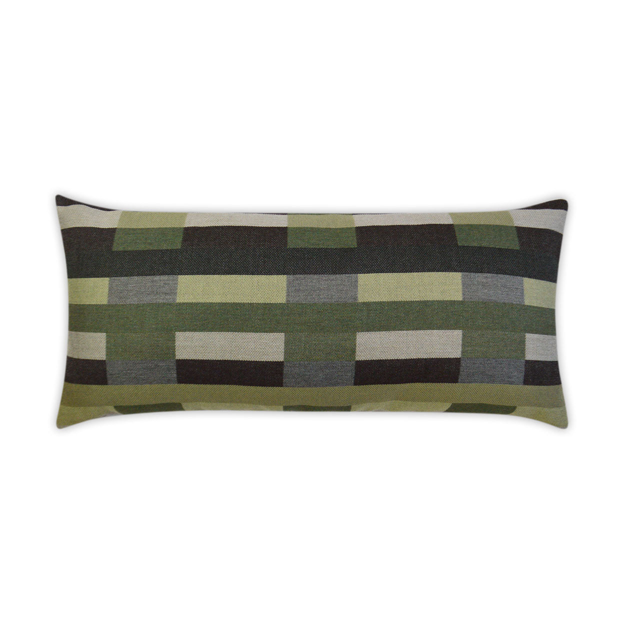 D.V. KAP HOME   12" x 24" Outdoor Charleston Lumbar Pillow - Palm     - OD-268-P-1224