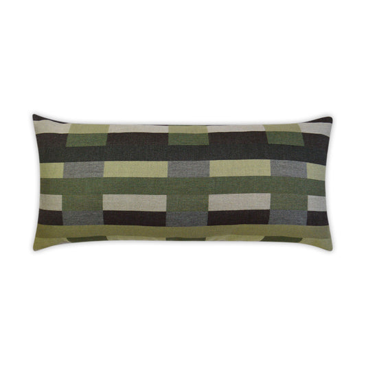 D.V. KAP HOME   12" x 24" Outdoor Charleston Lumbar Pillow - Palm     - OD-268-P-1224