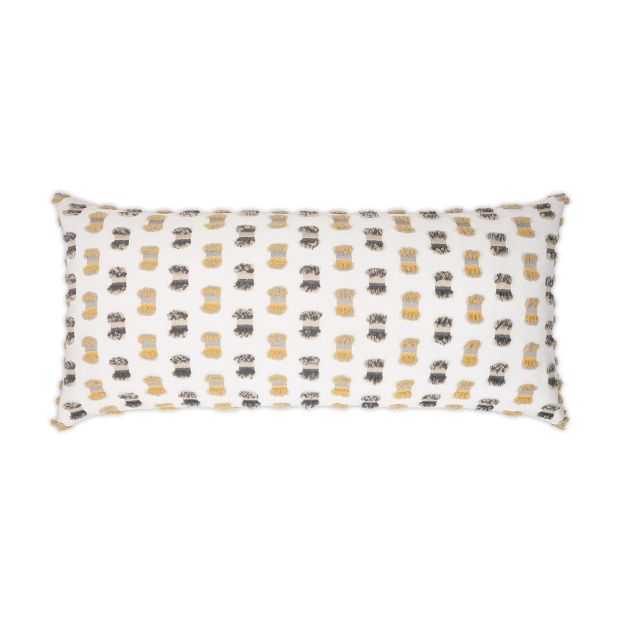 D.V. KAP HOME   12" x 24" Outdoor Fifi Lumbar Pillow - Sunray Cut Thread    - OD-282-S-1224