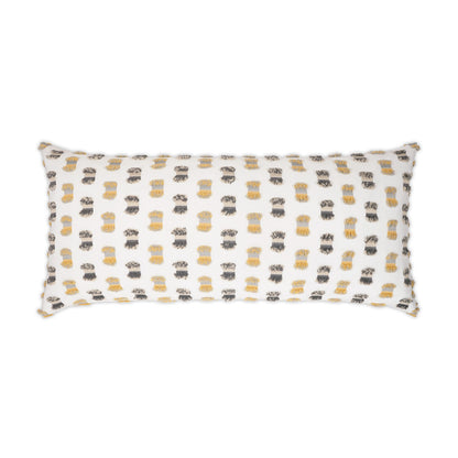 D.V. KAP HOME   12" x 24" Outdoor Fifi Lumbar Pillow - Sunray Cut Thread    - OD-282-S-1224