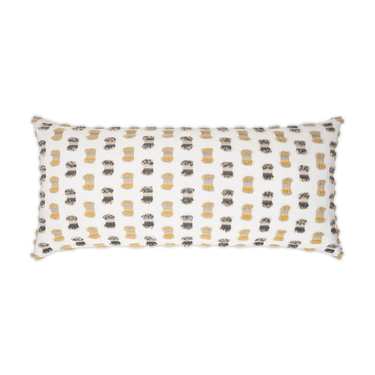 D.V. KAP HOME   12" x 24" Outdoor Fifi Lumbar Pillow - Sunray Cut Thread    - OD-282-S-1224