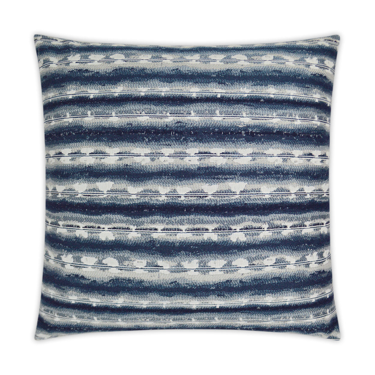 D.V. KAP HOME   22" x 22" Outdoor Sunshibo Stripe Pillow Woven Tie Dye    - OD-283-2222