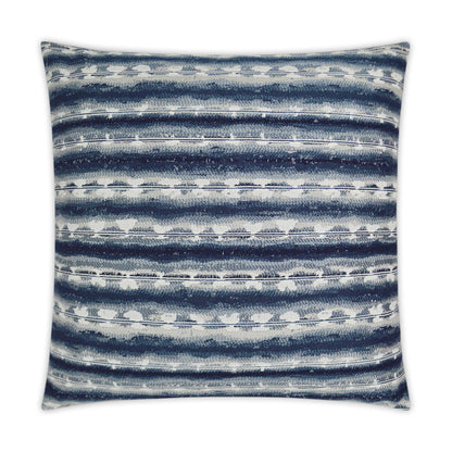 D.V. KAP HOME   22" x 22" Outdoor Sunshibo Stripe Pillow Woven Tie Dye    - OD-283-2222