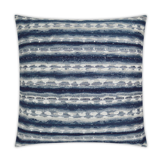 D.V. KAP HOME   22" x 22" Outdoor Sunshibo Stripe Pillow Woven Tie Dye    - OD-283-2222