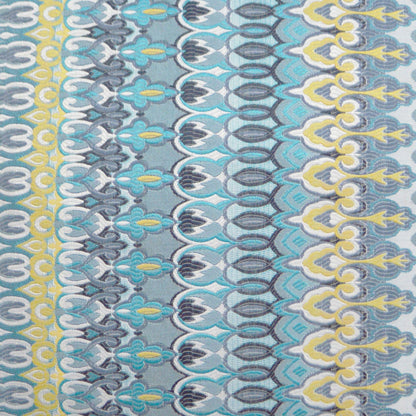 D.V. KAP HOME   12" x 24" Outdoor Kanthum Lumbar Pillow - Turquoise Boho    - OD-289-T-1224