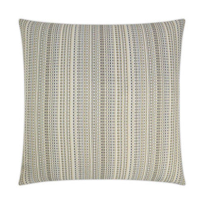 D.V. KAP HOME   22" x 22" Outdoor Sunrun Pillow - Natural Ikat    - OD-296-N-2222