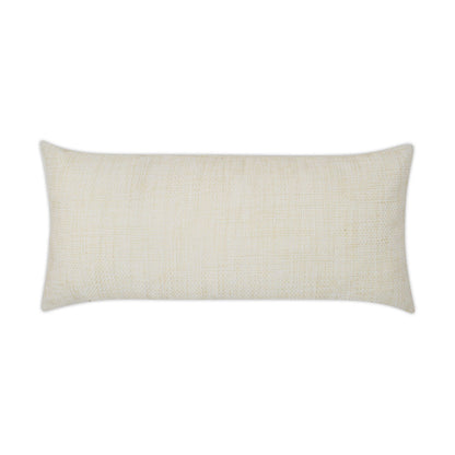 D.V. KAP HOME   12" x 24" Outdoor Double Trouble Lumbar Pillow - Linen     - OD-306-L-1224
