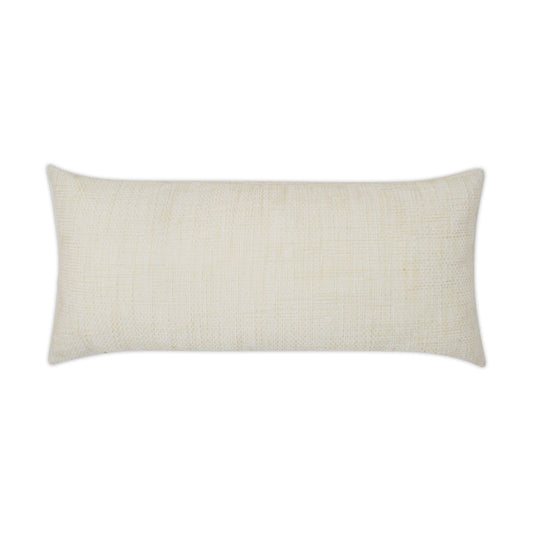 D.V. KAP HOME   12" x 24" Outdoor Double Trouble Lumbar Pillow - Linen     - OD-306-L-1224