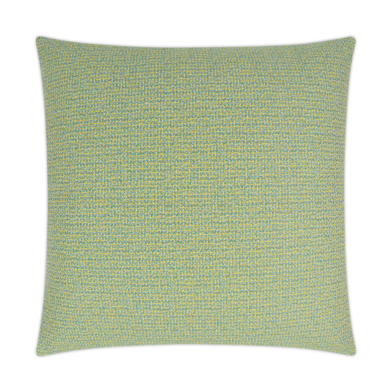 D.V. KAP HOME   22" x 22" Outdoor Melan Pillow - Caribe Solid Textured Woven    - OD-315-C-2222