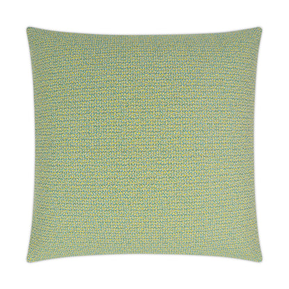 D.V. KAP HOME   22" x 22" Outdoor Melan Pillow - Caribe Solid Textured Woven    - OD-315-C-2222