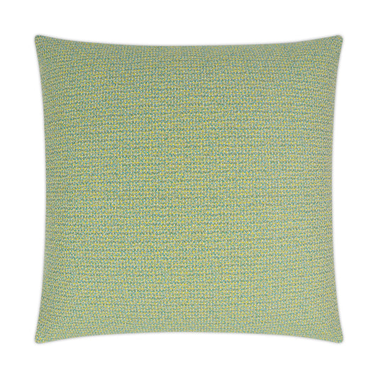 D.V. KAP HOME   22" x 22" Outdoor Melan Pillow - Caribe Solid Textured Woven    - OD-315-C-2222