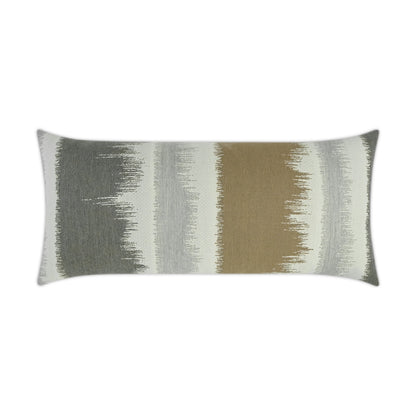 D.V. KAP HOME   12" x 24" Outdoor Awaken Lumbar Pillow - Sparrow Abstract, Ikat    - OD-318-S-1224