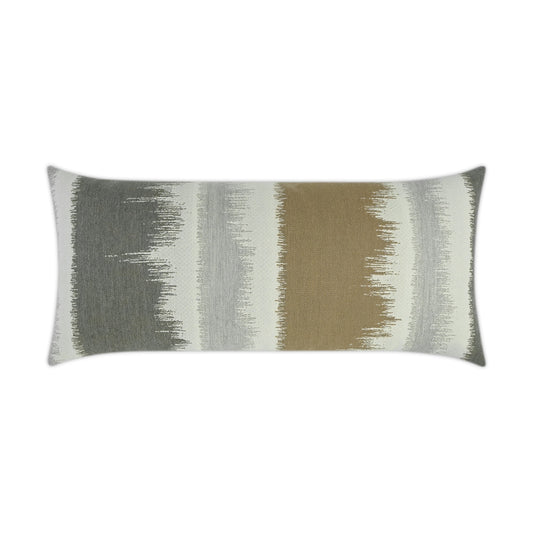 D.V. KAP HOME   12" x 24" Outdoor Awaken Lumbar Pillow - Sparrow Abstract, Ikat    - OD-318-S-1224