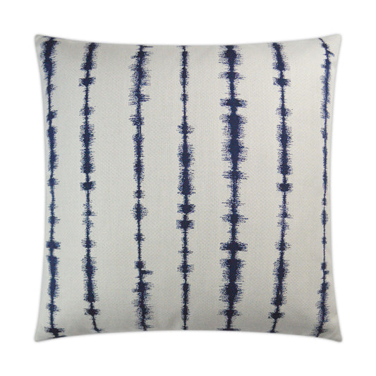 D.V. KAP HOME   22" x 22" Outdoor Shinto Pillow Abstract, Ikat    - OD-319-2222