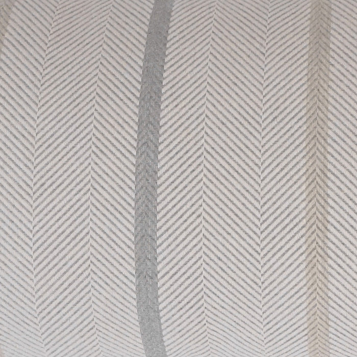 D.V. KAP HOME   12" x 24" Outdoor Sterling Lumbar Pillow - Cotton Stripes    - OD-324-C-1224